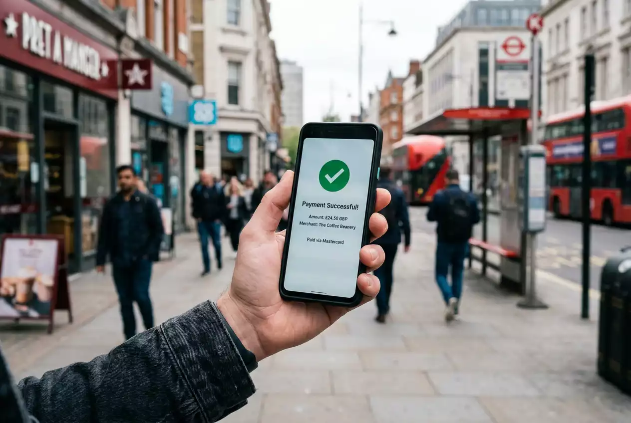 Mobile Einzahlung mit der Neteller-App bei Sportwetten auf dem Smartphone